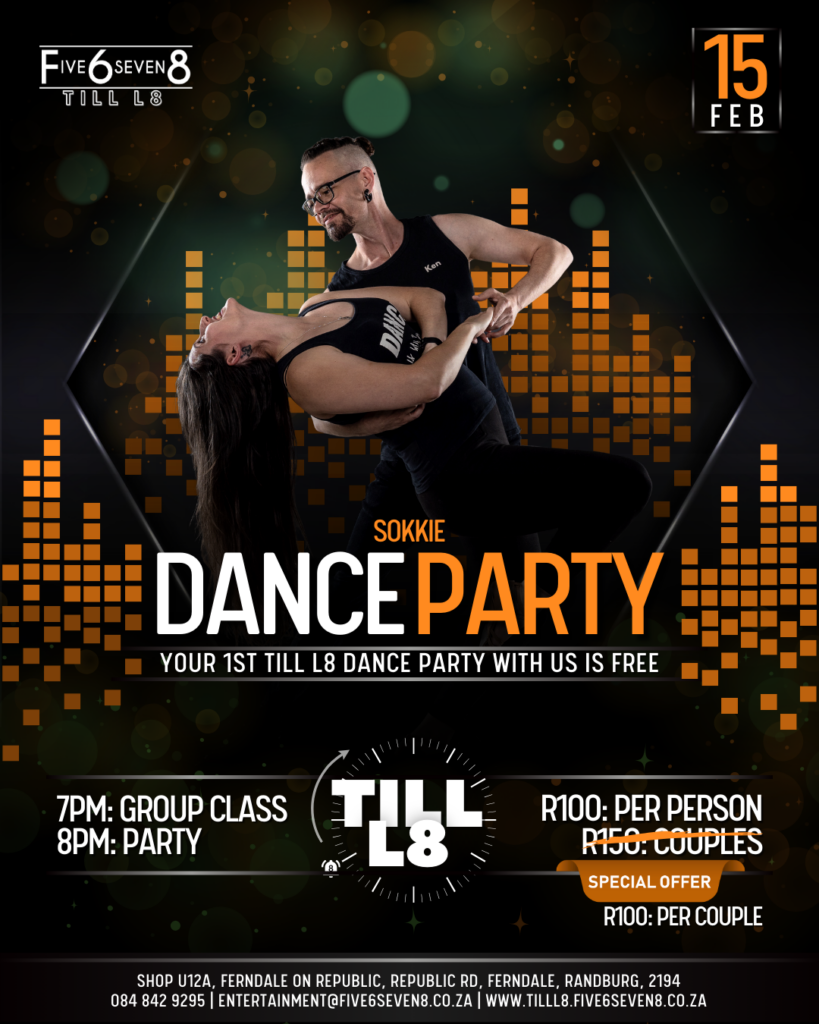 Sokkie Till L8 Event Posters 2025